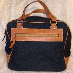 KATE SPADE wool and leather purse